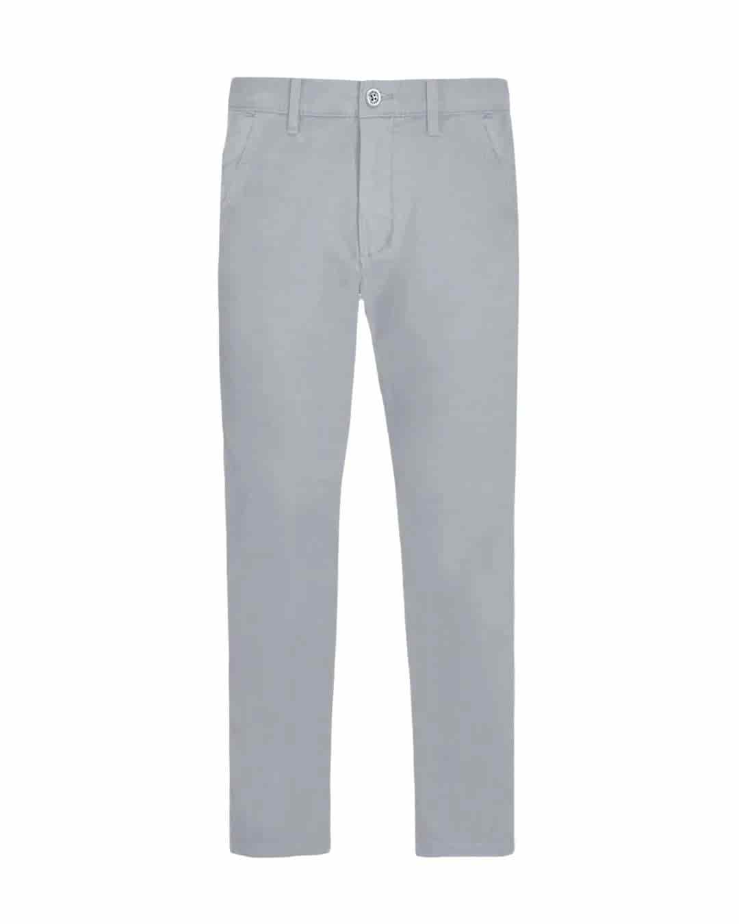 Pantalón Elastico Gris Claro - miniatura 7