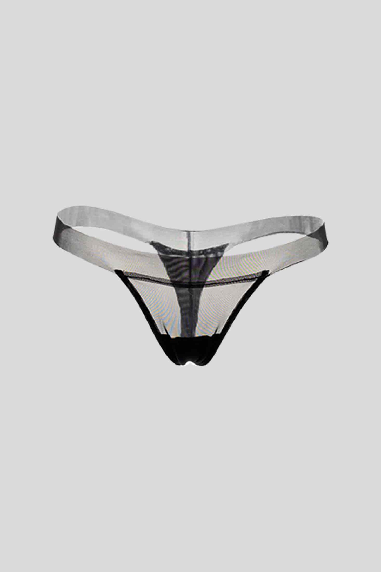BRASILERA HILO ELLIPSE EN TUL INVISIBLE ULTRA COMODO ALMA LIMPIA NEGRO - miniatura 2