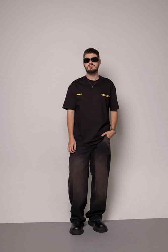 Camiseta Urban Attitude 87/27-Negra - miniatura 3