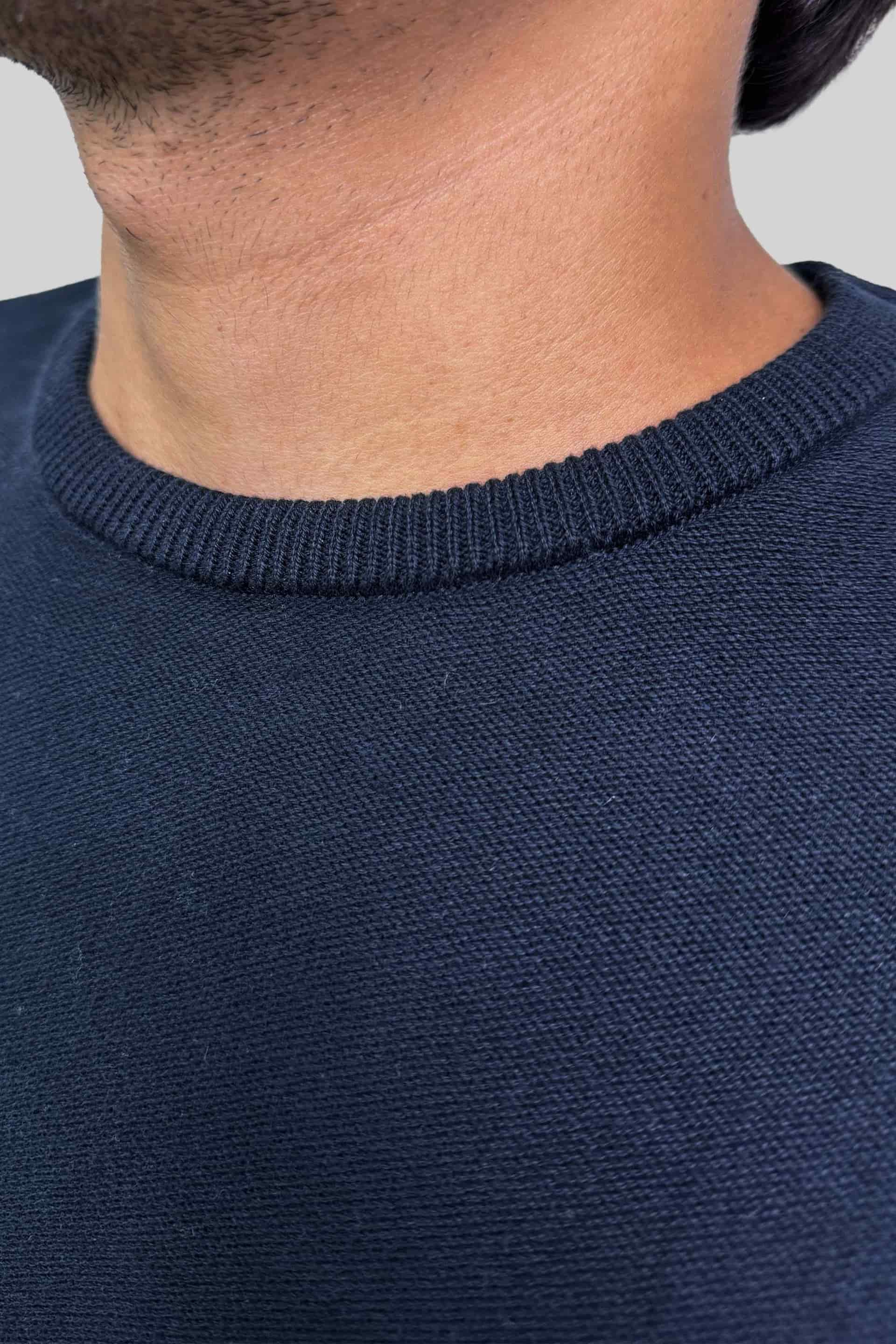 CREW NECK TEJIDA NAVY - miniatura 2