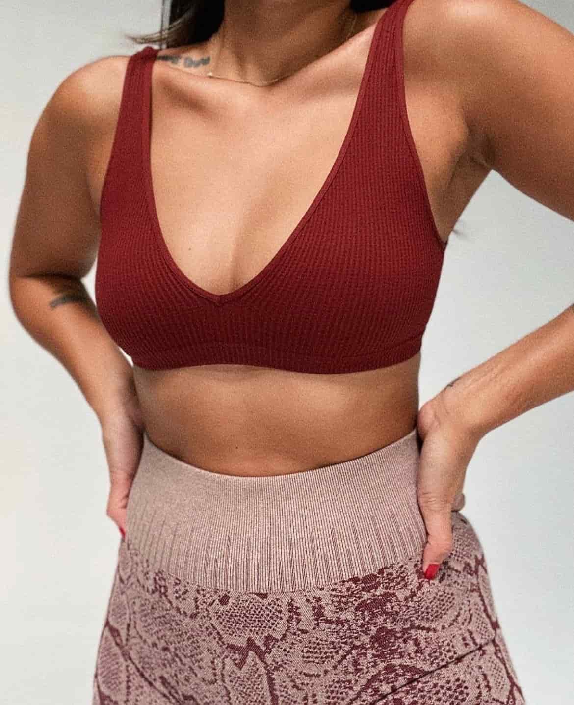 Sweet Ribbed Seamless Bralette - miniatura 12