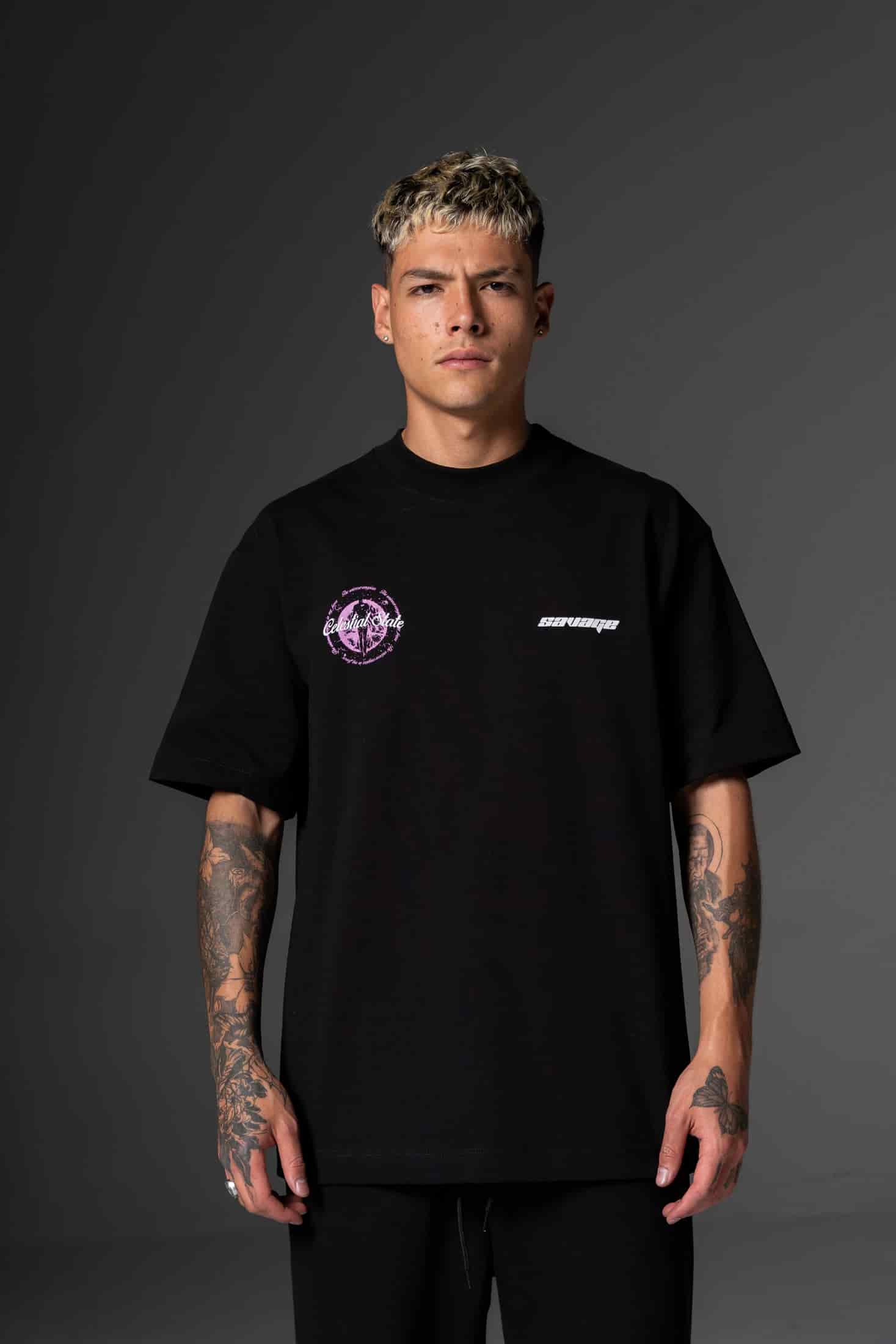 T shirt Celestial rosa 250 gramos - miniatura 2