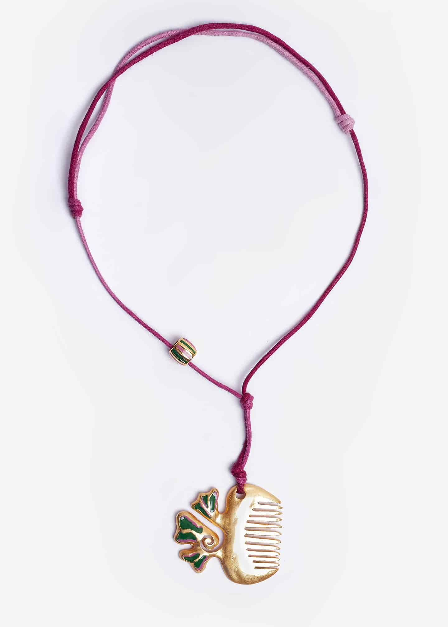 Collar Peineta Verde - miniatura 3