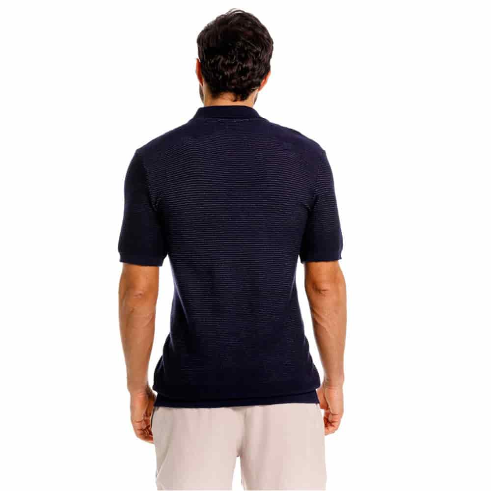 CAMISETA POLO MENDOZA AZUL - miniatura 1