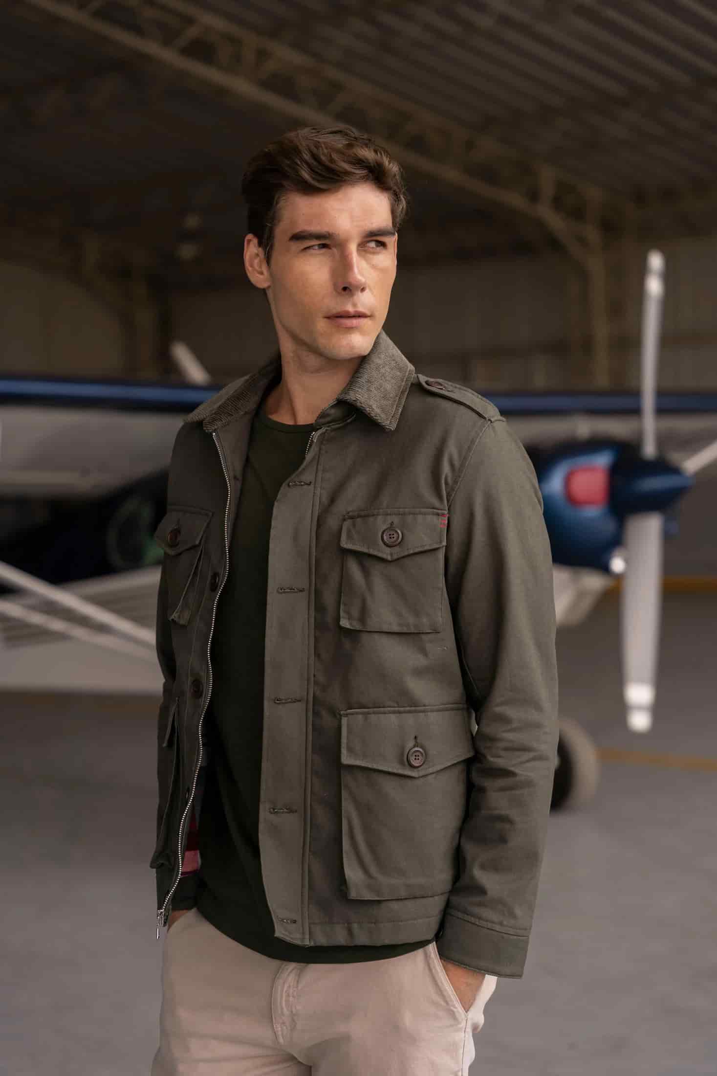 Camiseta Modern Professional Verde Militar - miniatura 3