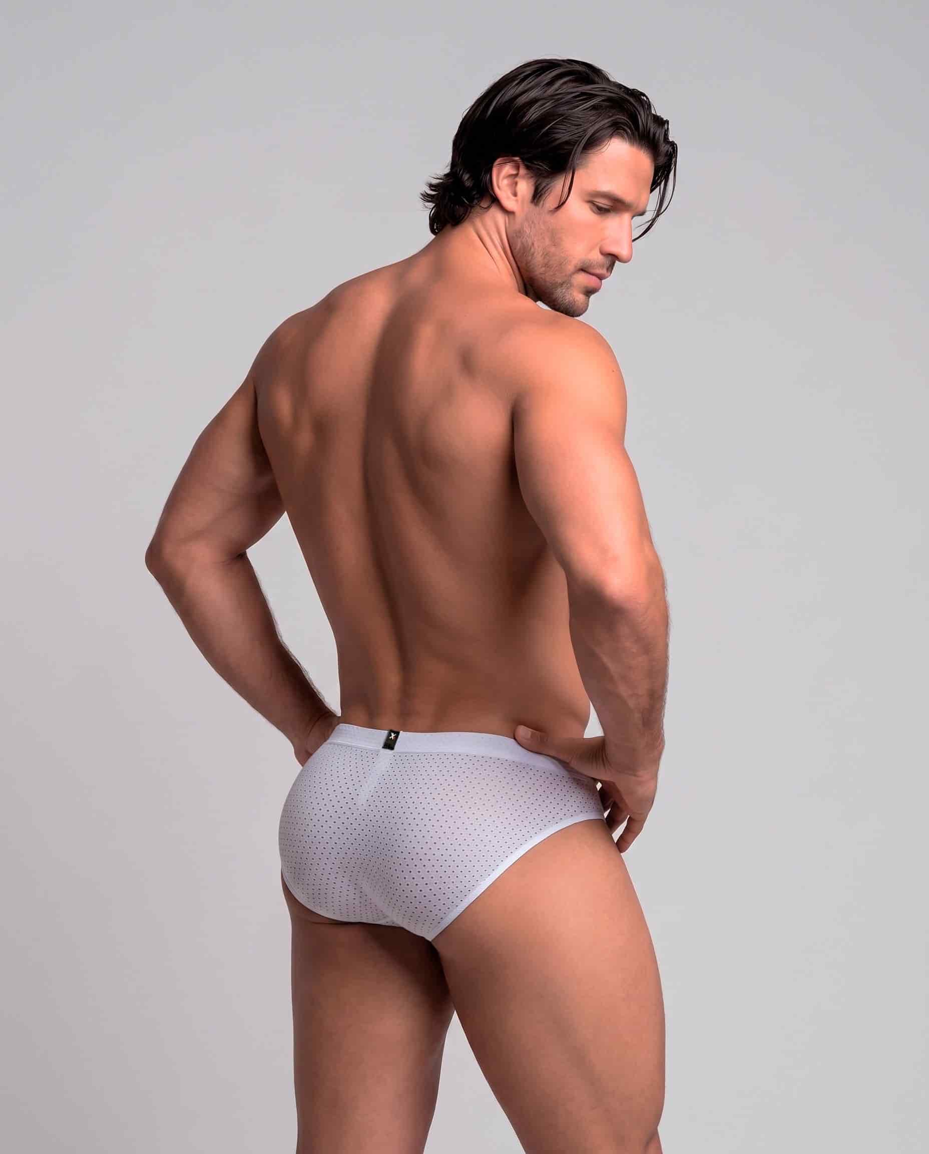 BRIEF SEXY MALLA BLANCO - miniatura 2