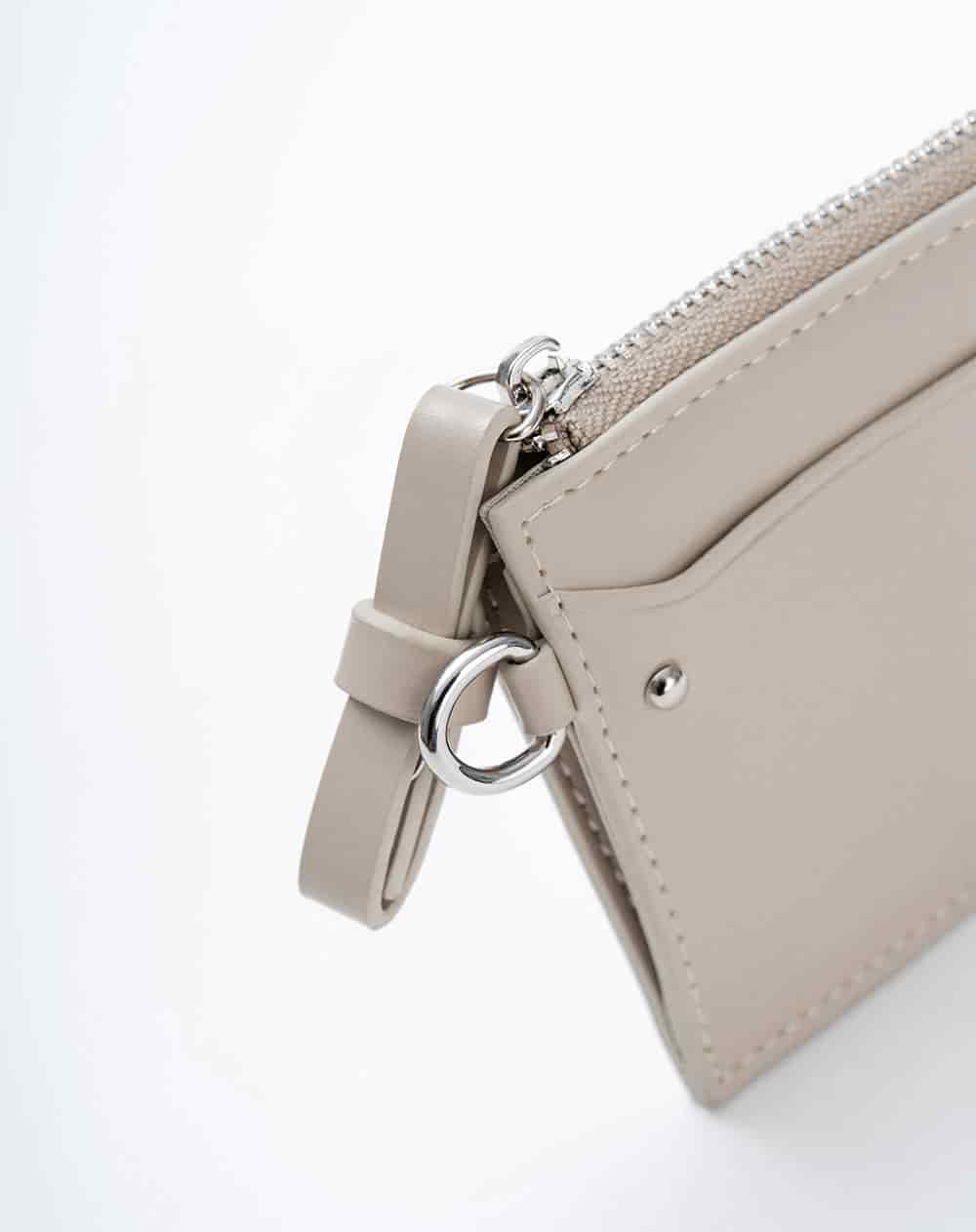 Billetera portadocum tos taupe mujer - miniatura 2