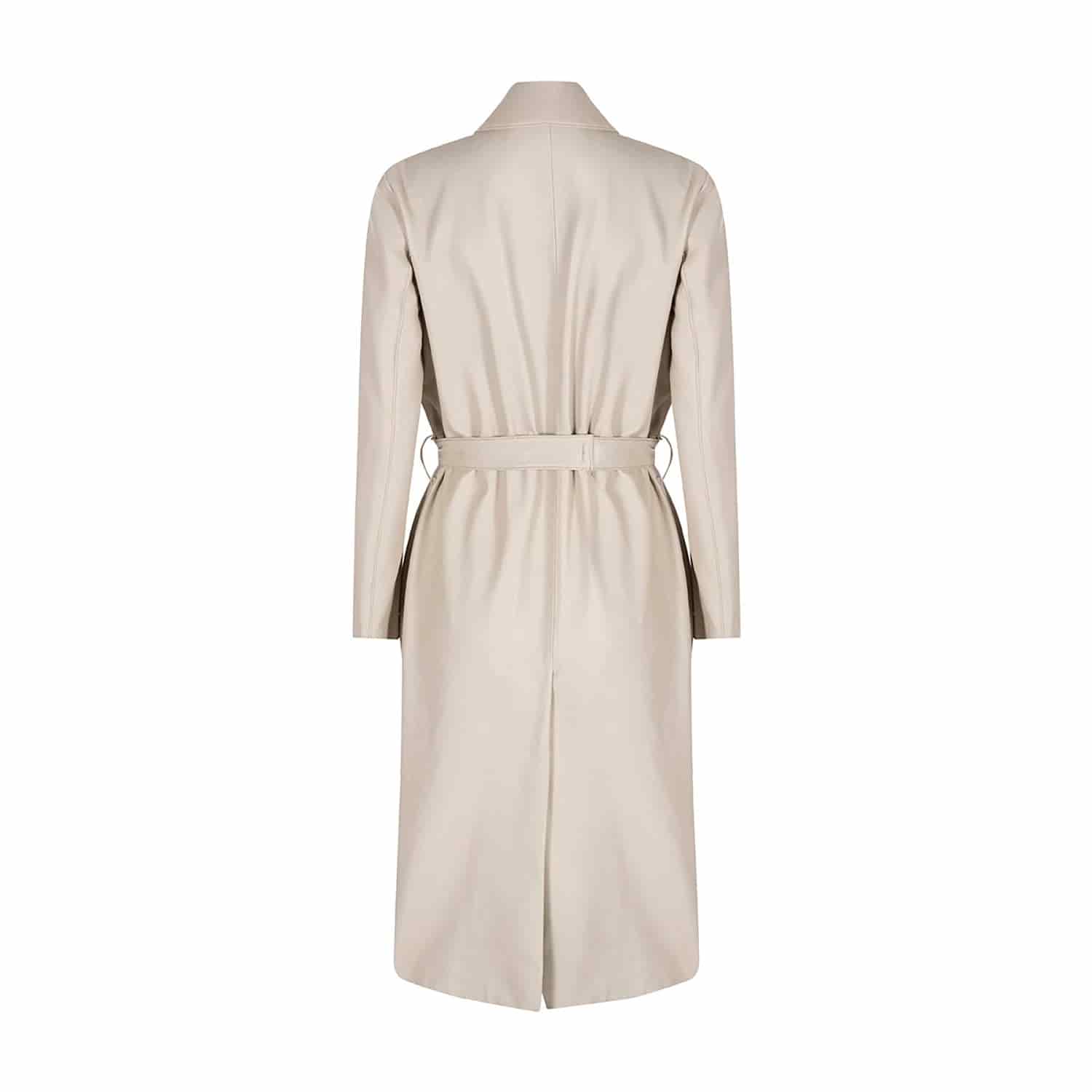 MILA DESTRUCTURED LONG TRENCH COAT - miniatura 2
