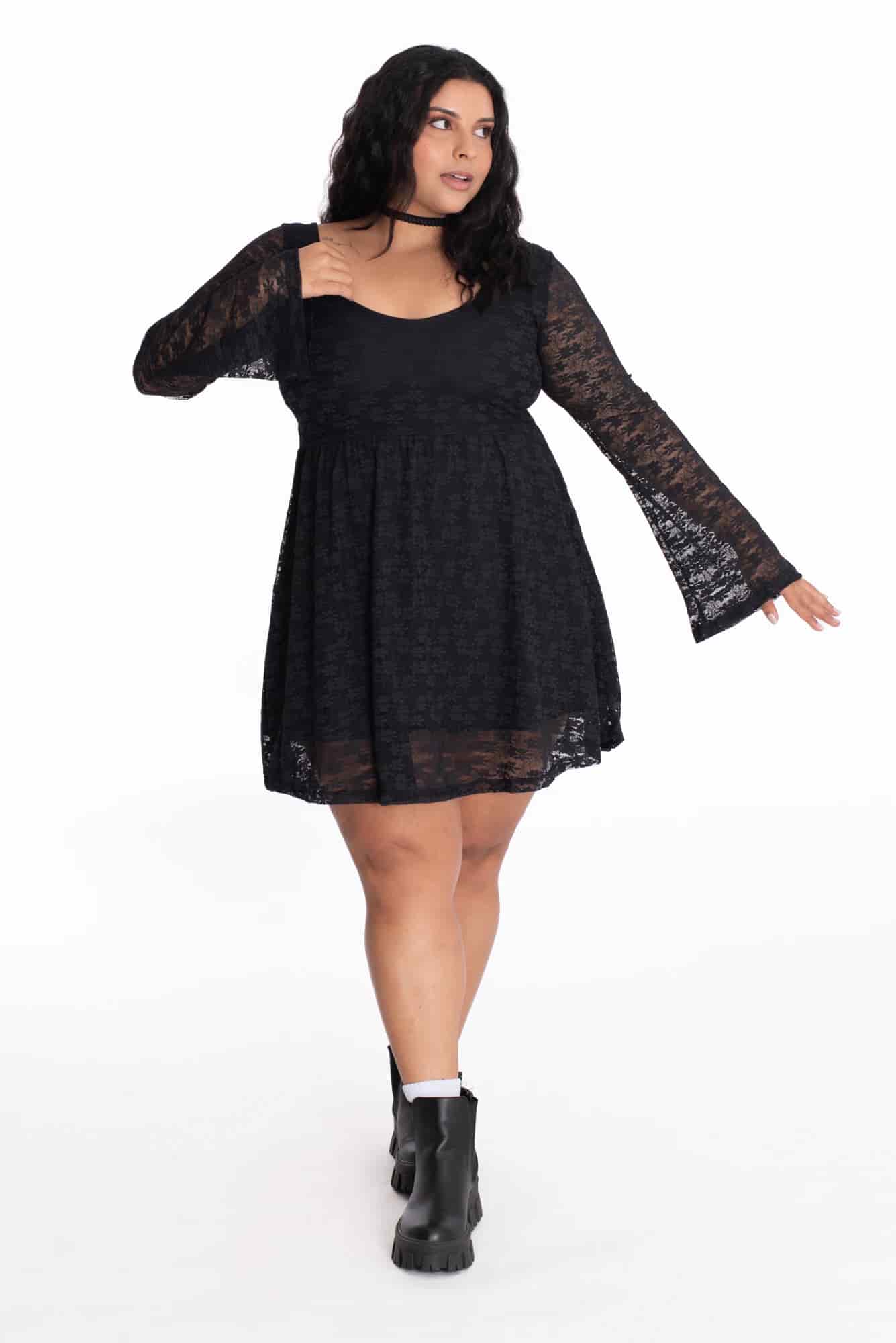 Vestido Florencia Negro - miniatura 18