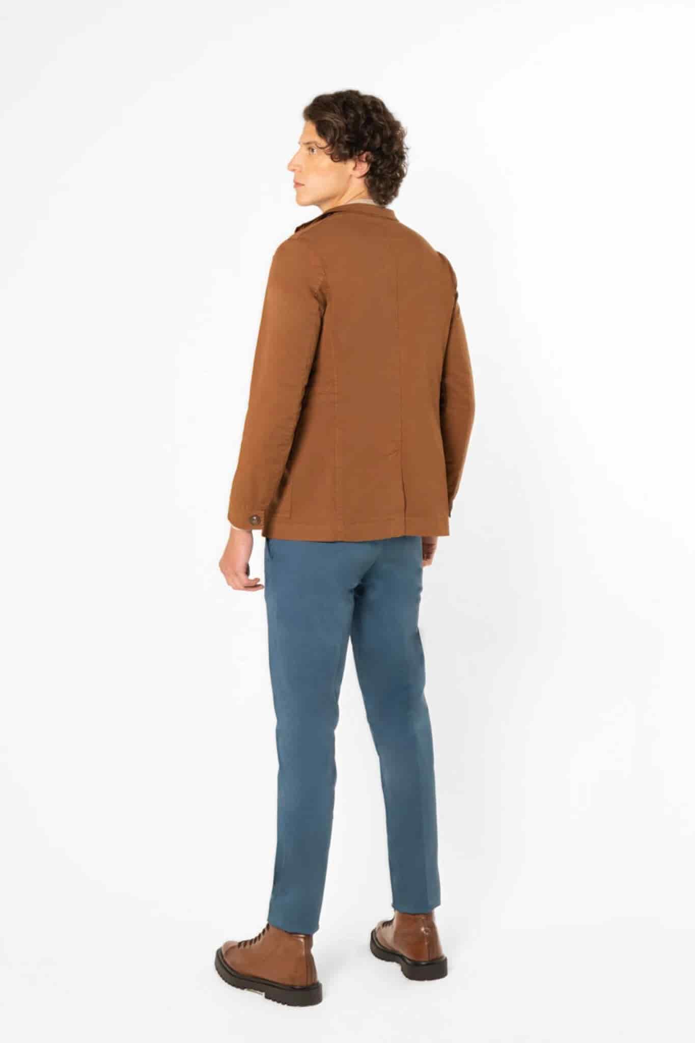 men's jacket stefano tobacco - miniatura 3