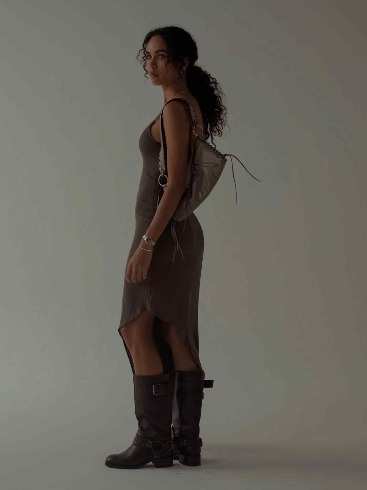 THE MINIMAL DRESS - ESPRESSO - miniatura 6