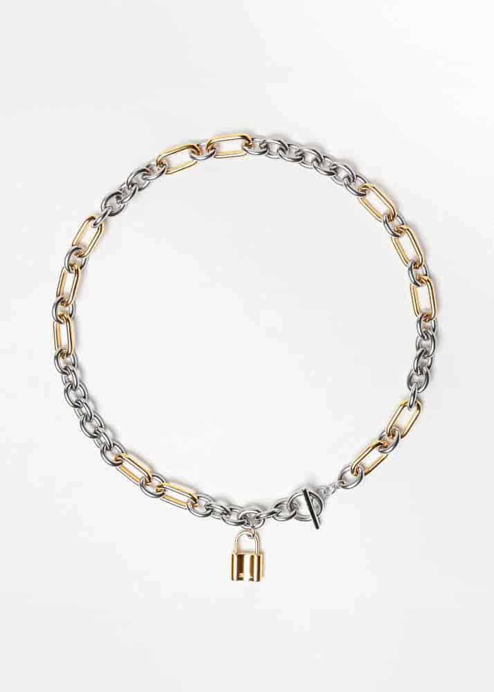 Collar Hestia Dorado Plateado - miniatura 3