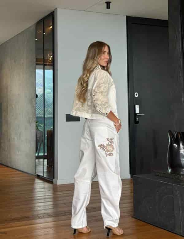 PANTALON JANESSA BLANCO - miniatura 3