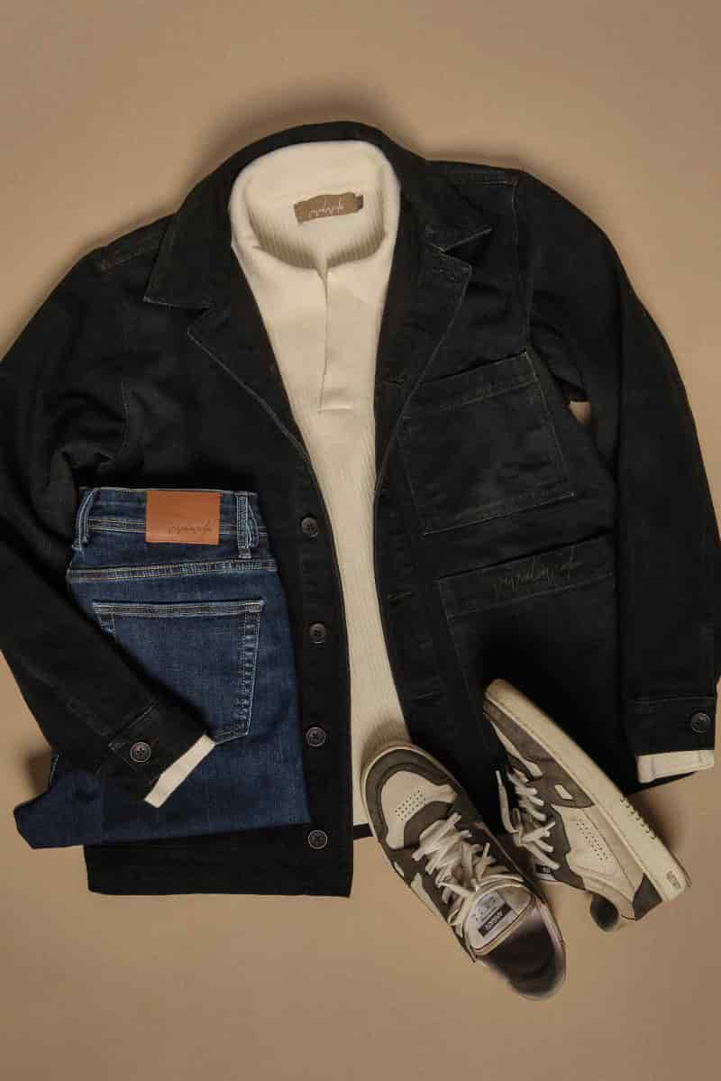 CHAQUETA BLACK DENIM - miniatura 5