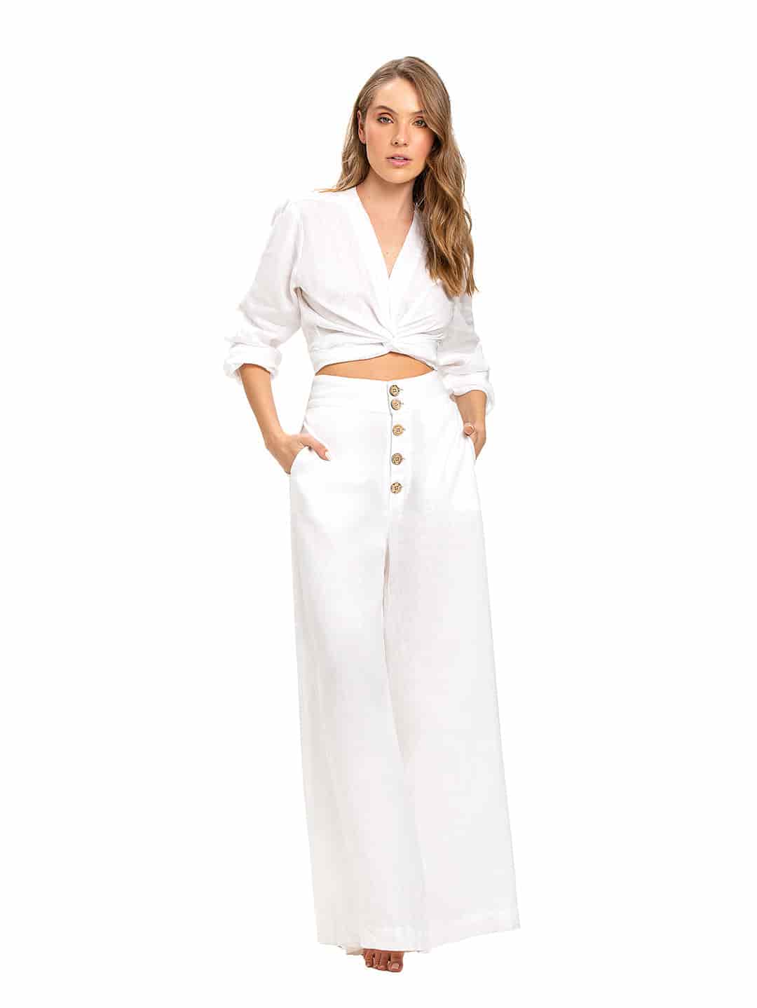 Fiorella Pant - Linen Capsule - miniatura 1