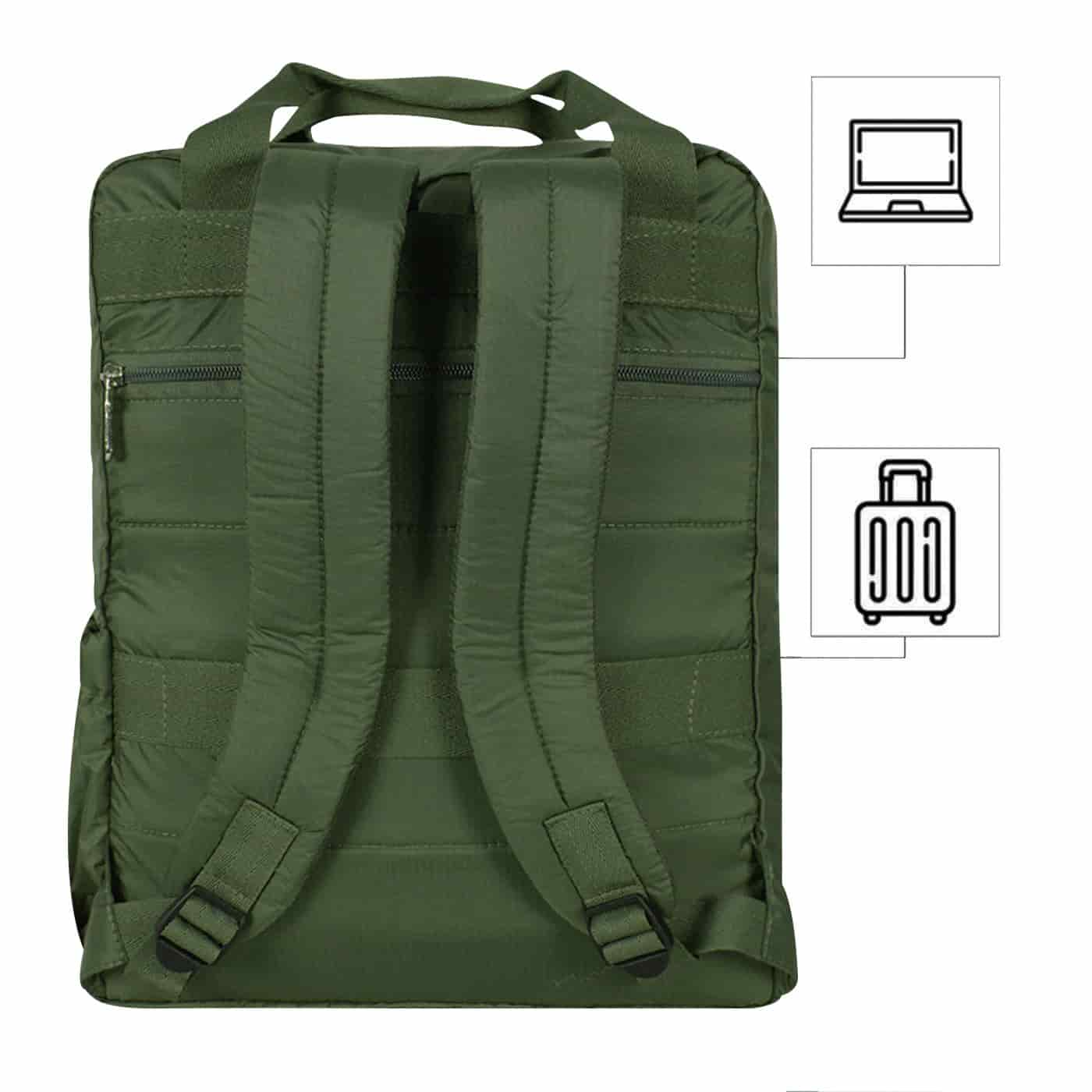 Morral Active Citybags Light Verde Militar - miniatura 4