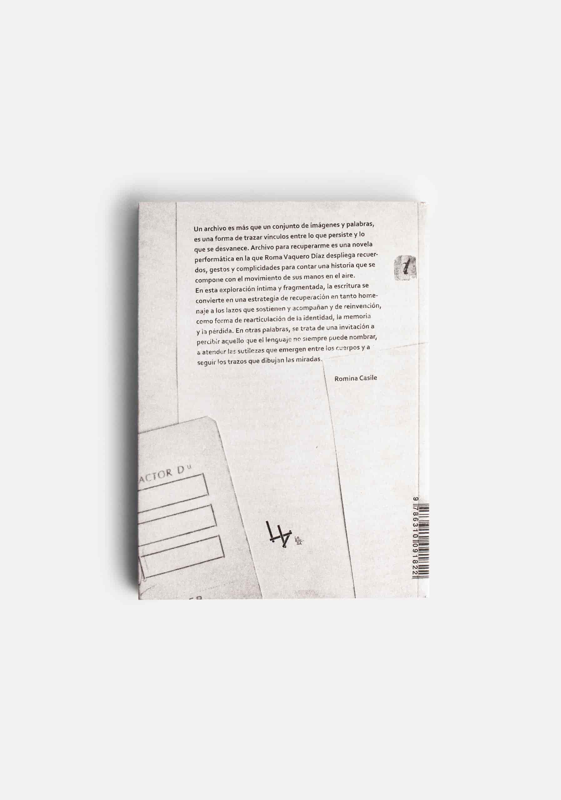 Libro Archivo Para Recuperarme ED. A&A - miniatura 3