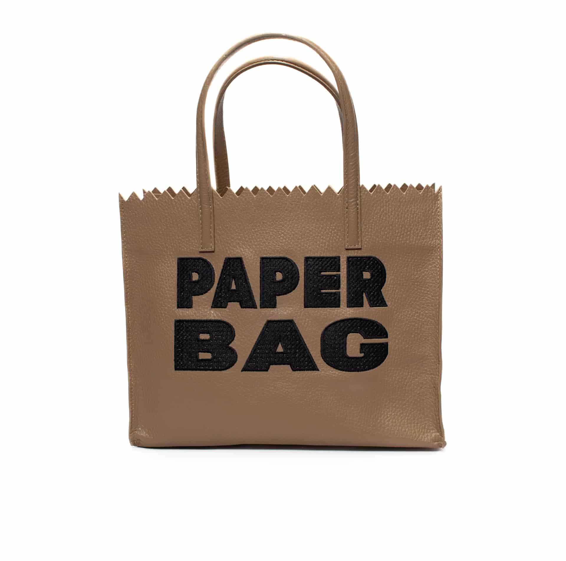 Paper Bag Short cocoa x black - miniatura 1