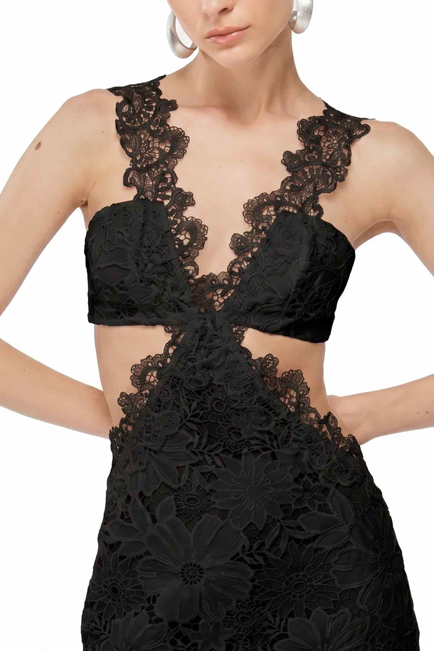 SAHARA MAXI DRESS BLACK - miniatura 3