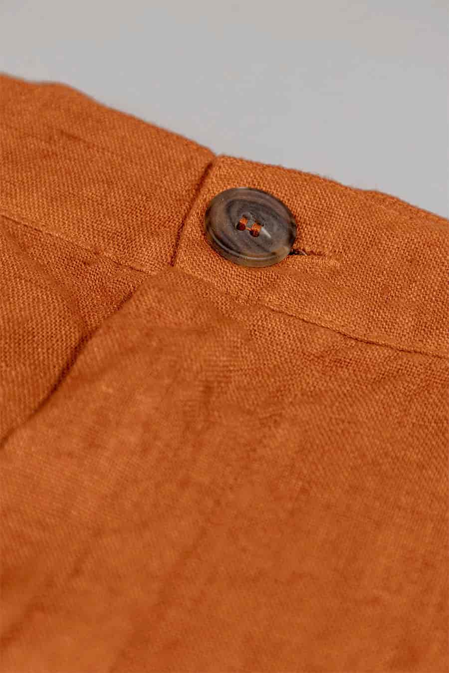 Men's linen pants honey basic - miniatura 2