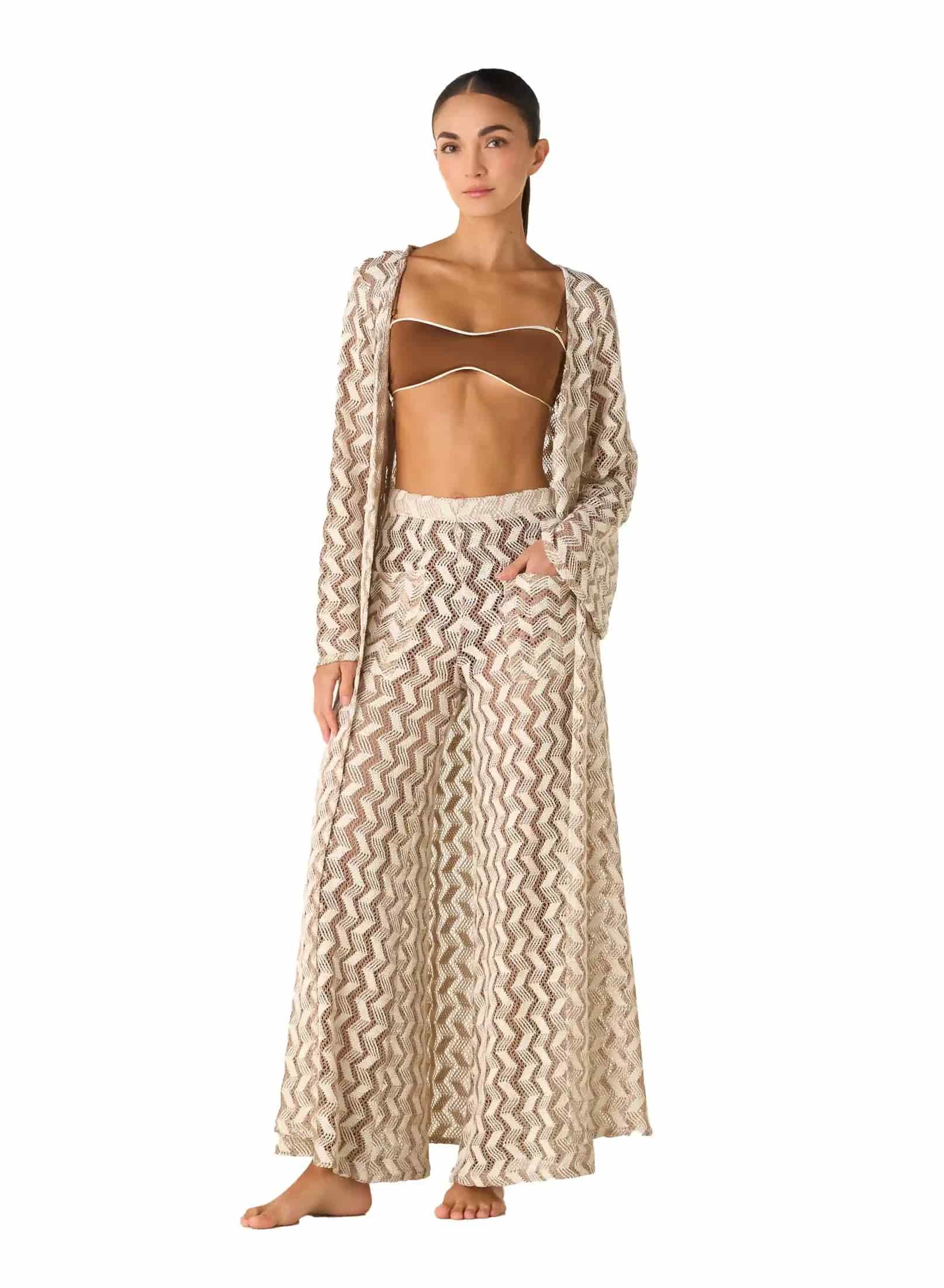 Pantalón Yera Zigzag Sand - miniatura 2