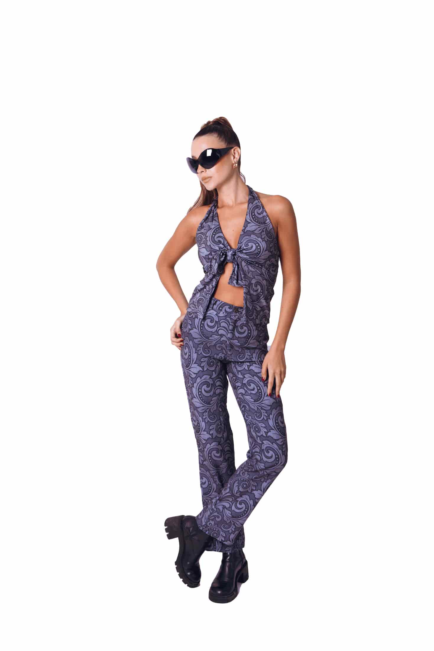 Silver Smoke Halter Top - miniatura 4