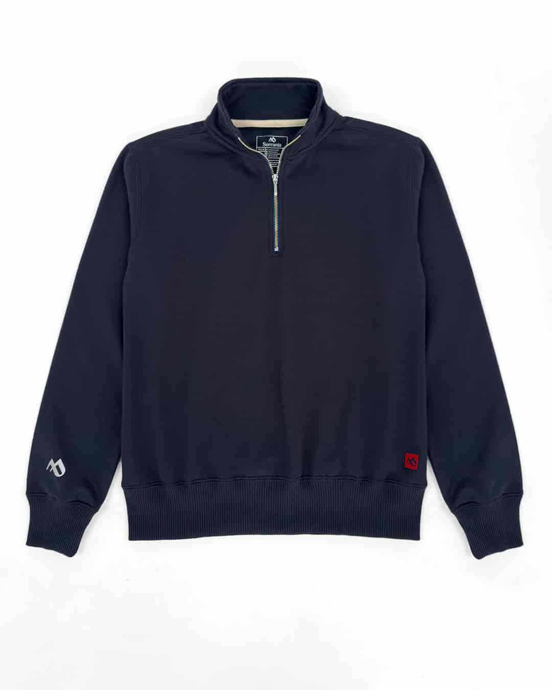 Buzo Cuello alto Mujer Azul Oxford - miniatura 2