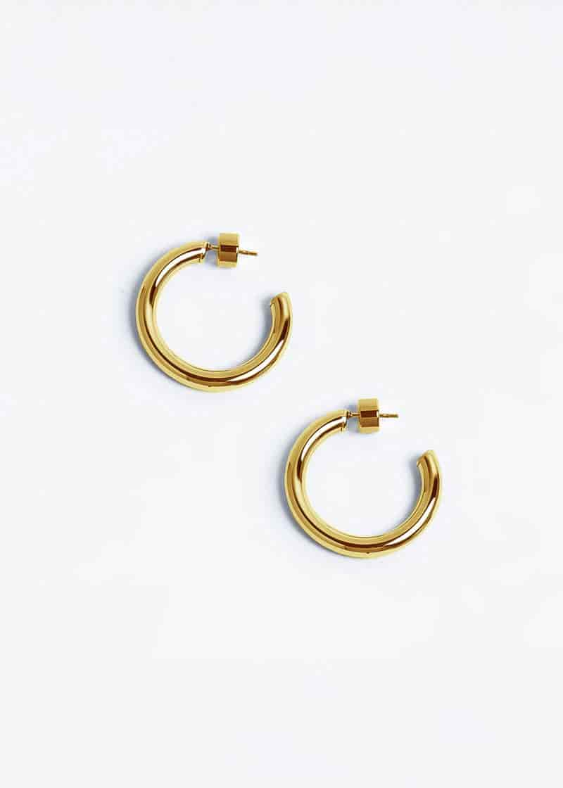 Small Chunky Hoops Dorado - miniatura 2