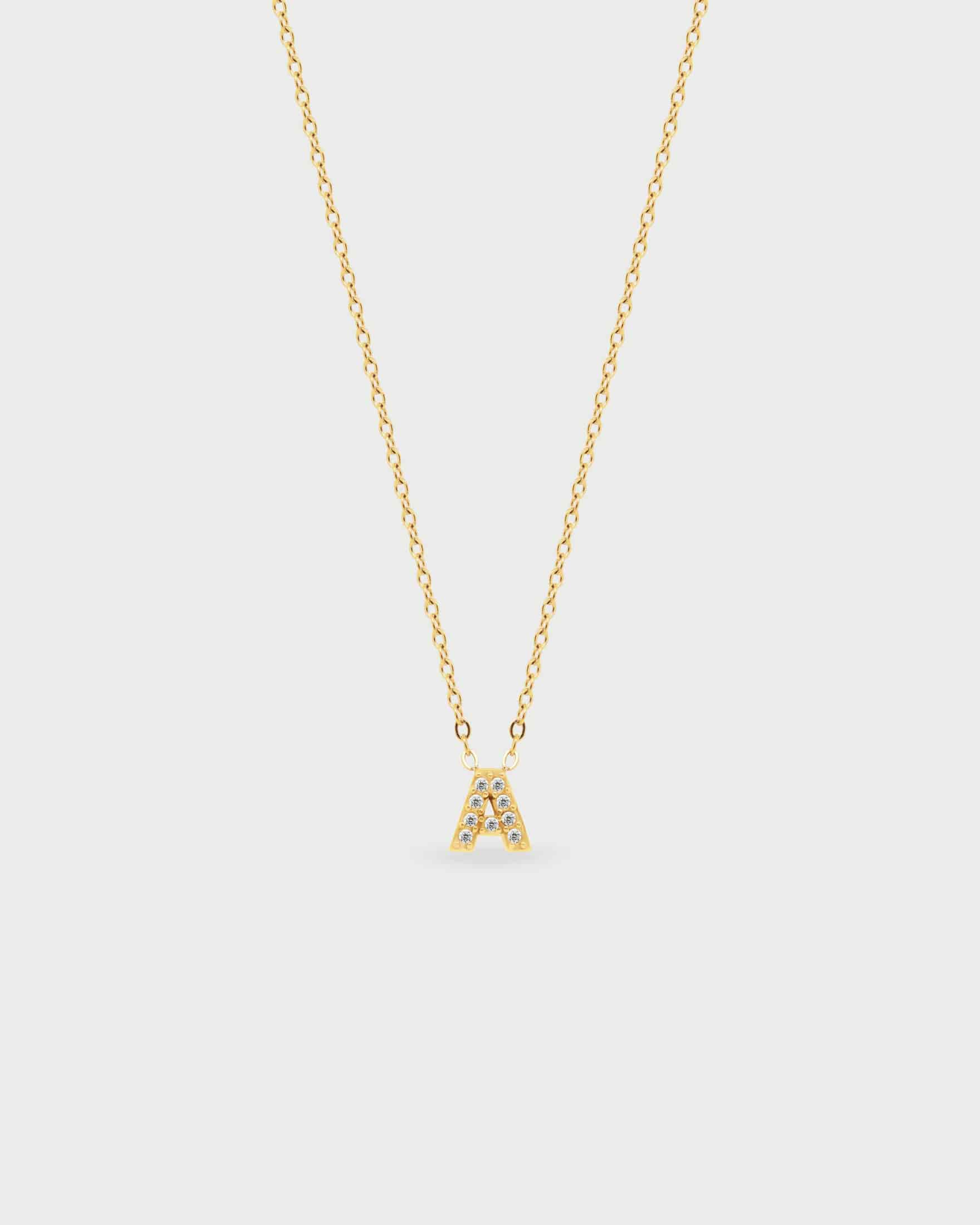 Collar de Letras Cristales - miniatura 1