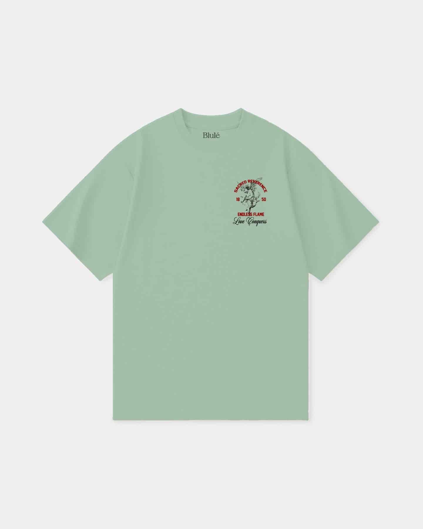 Oversized T Shirt Reverence Light Green - miniatura 2