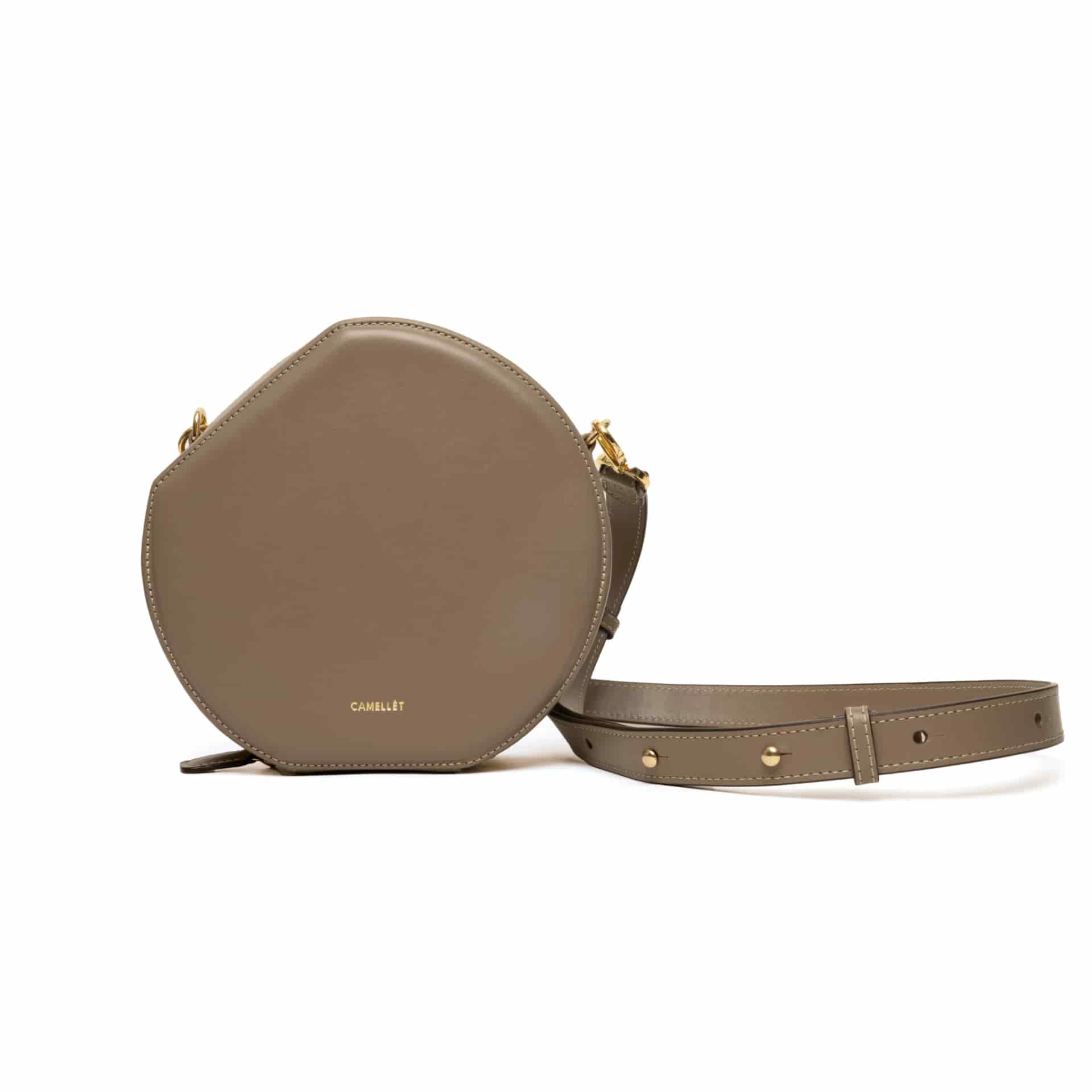 EMA CLUTCH Taupe liso - miniatura 1