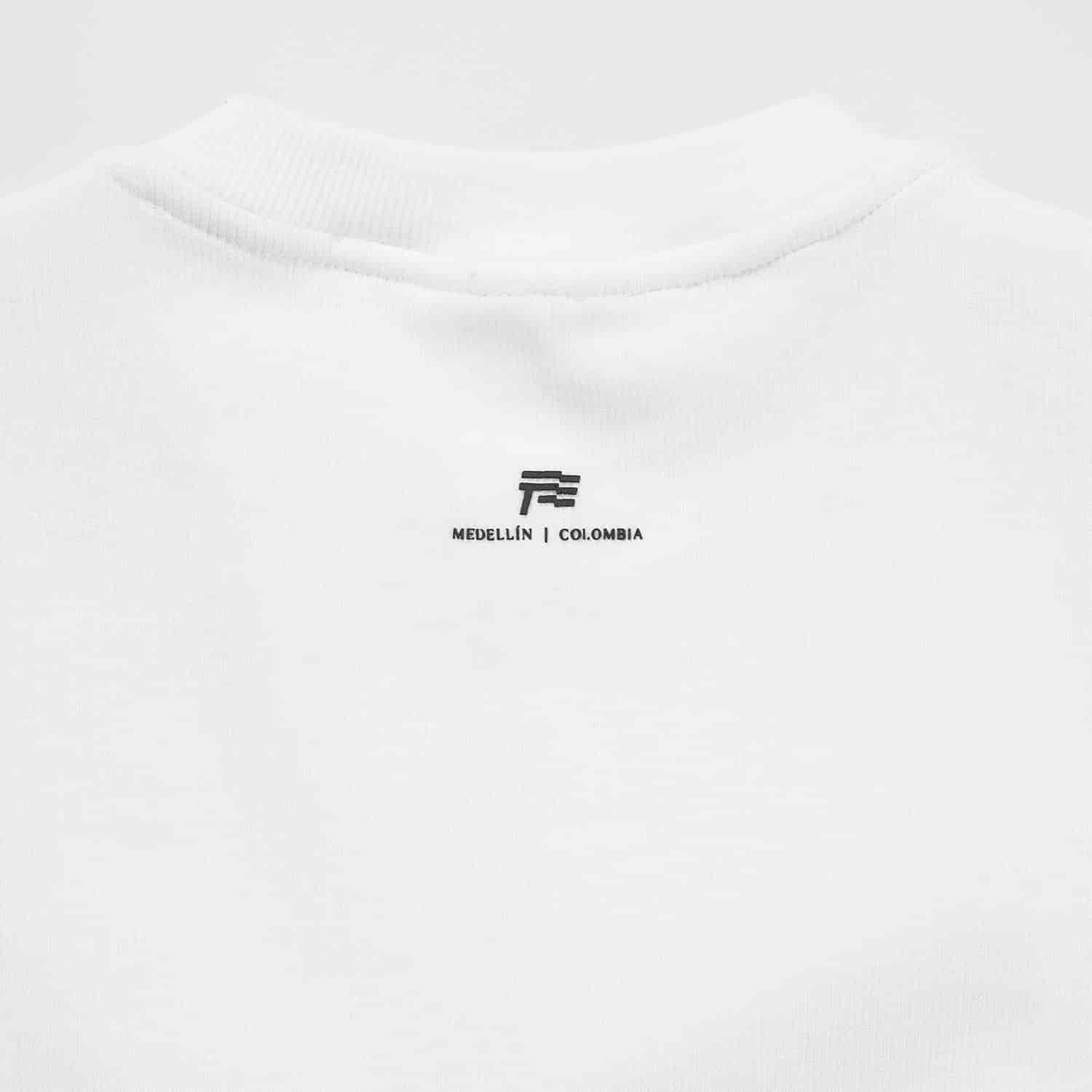 Slim Ribbed Fitted Tee - White - miniatura 4