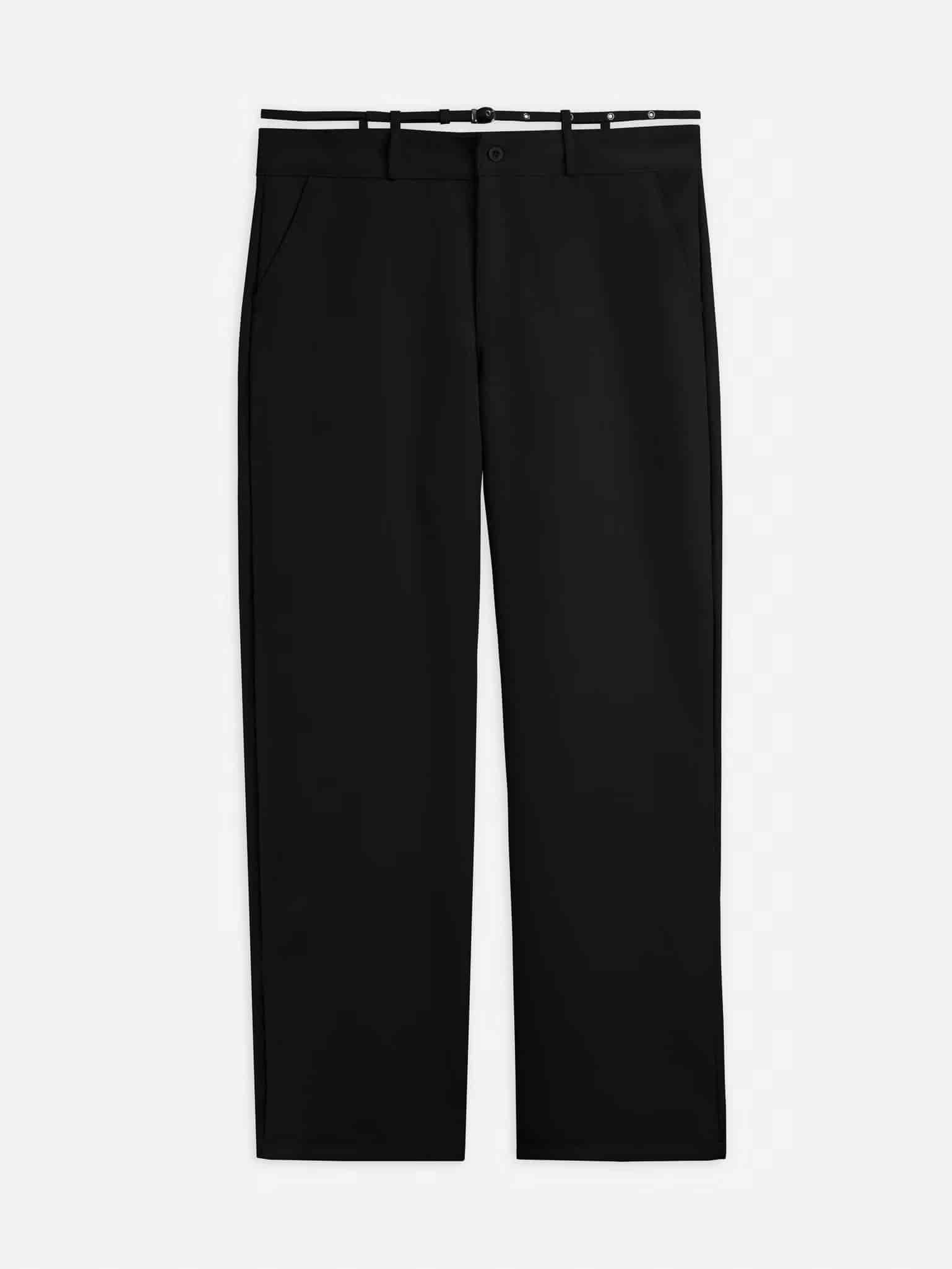 CROSS BELT TROUSER - BLACK - miniatura 5