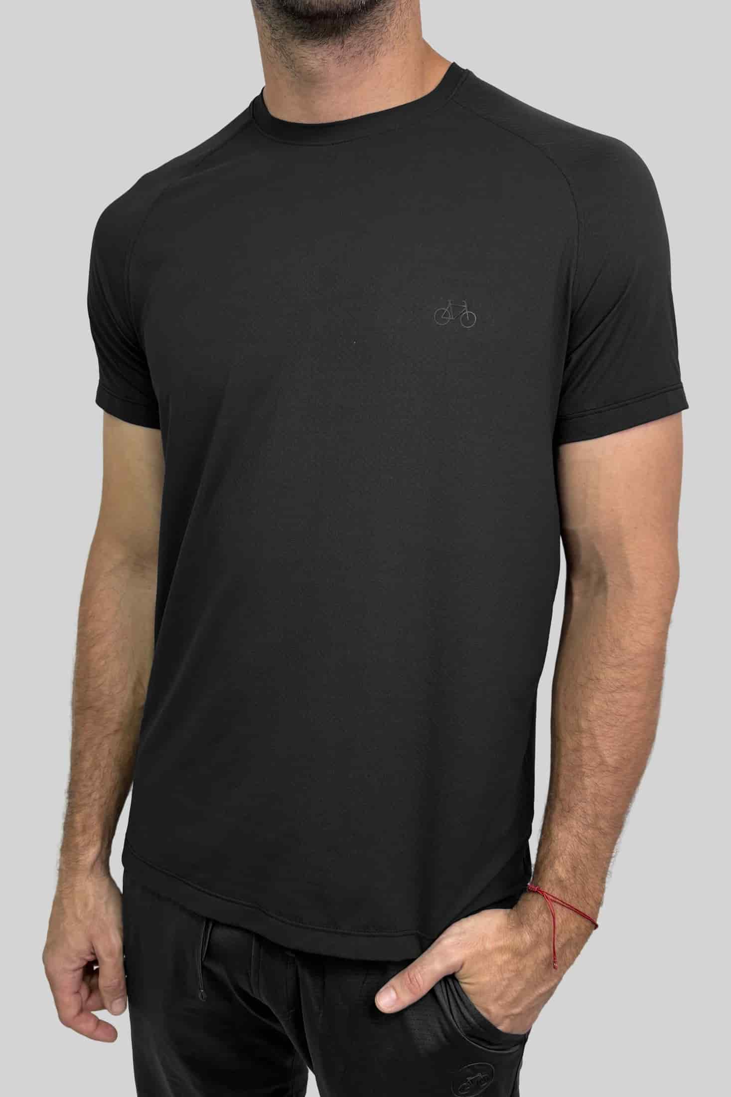 CAMISETA SPORT ATHENS NEGRA - miniatura 1