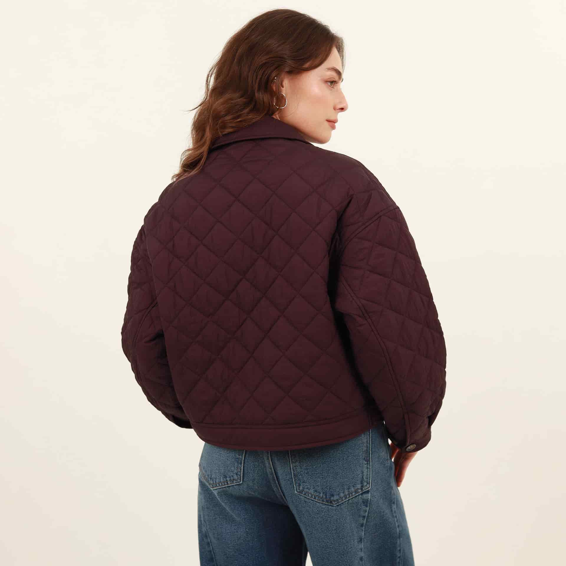 Chaqueta acolchada crop - miniatura 6