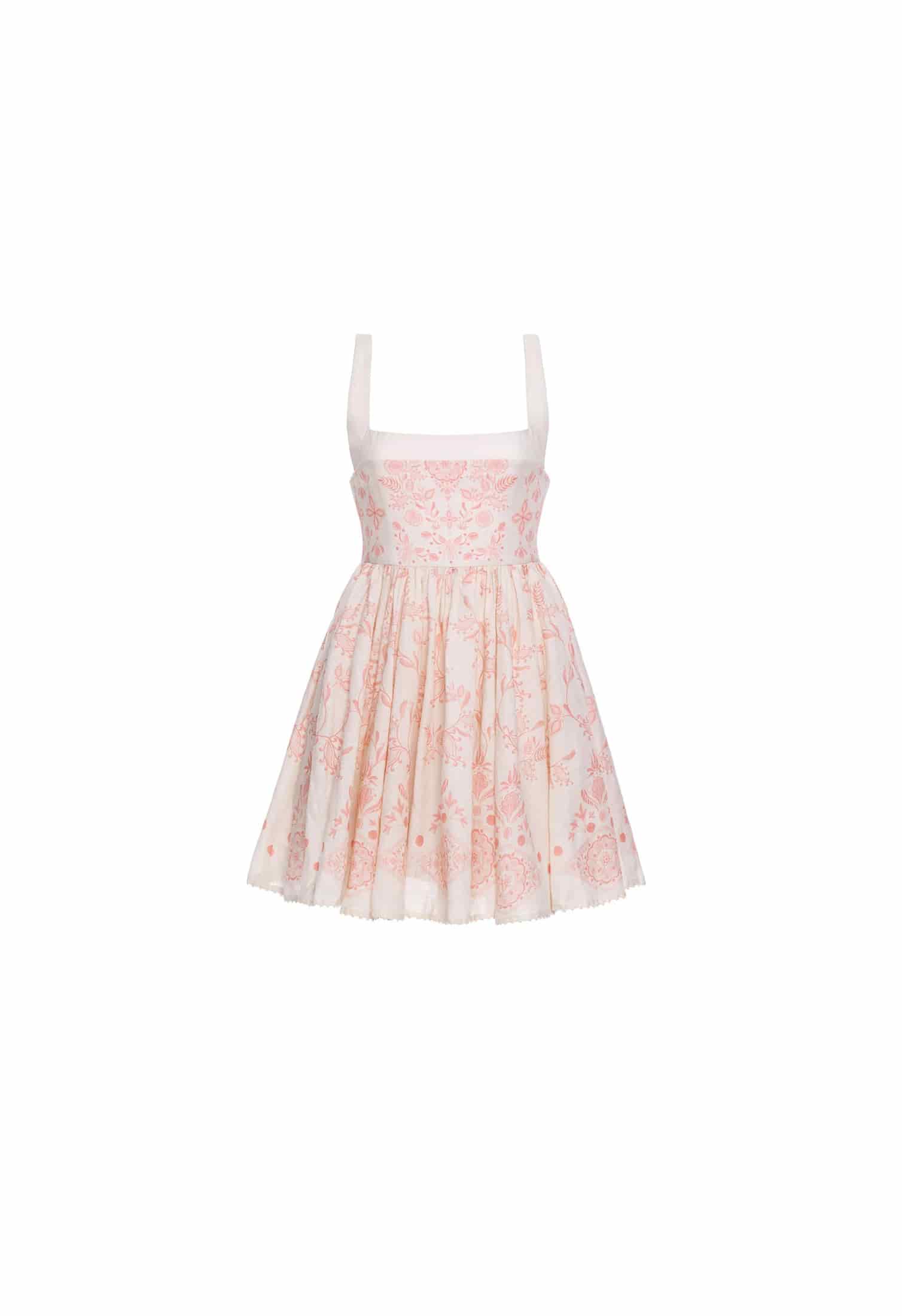 Hierbabuena Floritura Mini Dress - miniatura 6