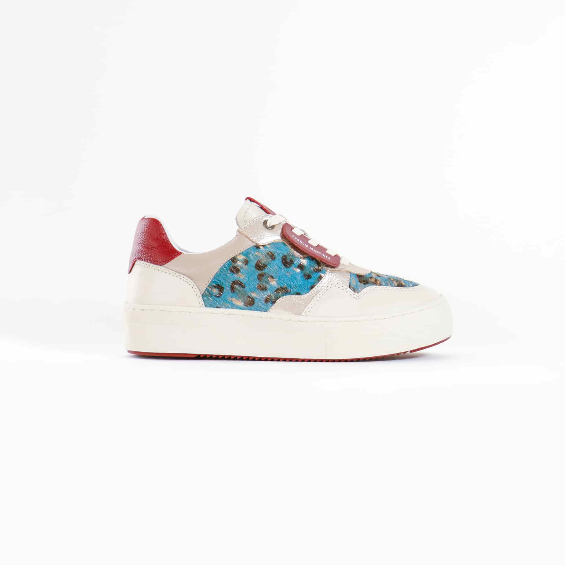 Tenis Francis - Leopardo Azul - miniatura 1