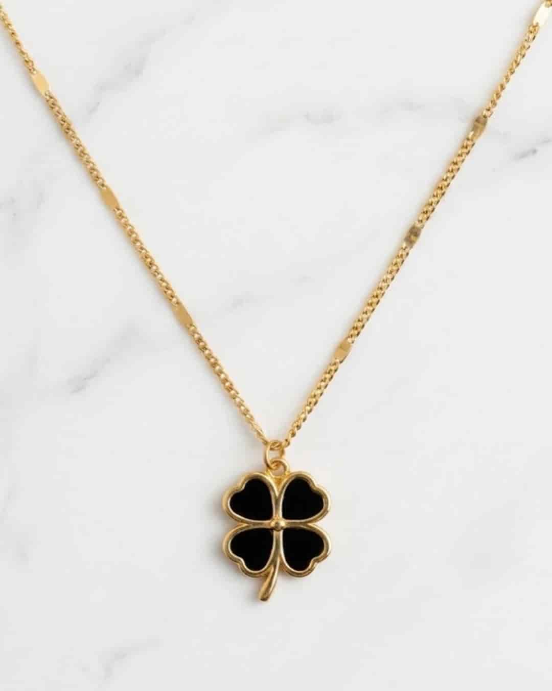 CADENA CLOVER BLACK - miniatura 1