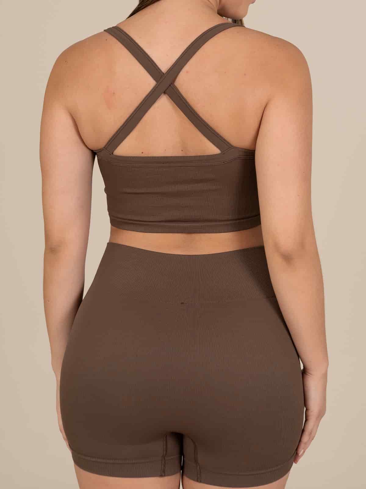 Talia short set seamless cafe - miniatura 5
