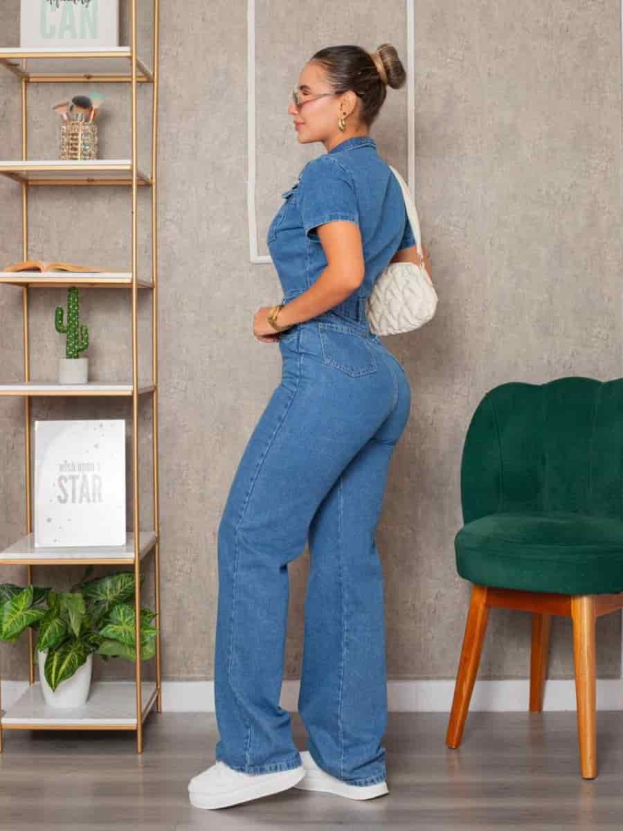 Enterizo largo Denim siena (oscuro) - miniatura 2