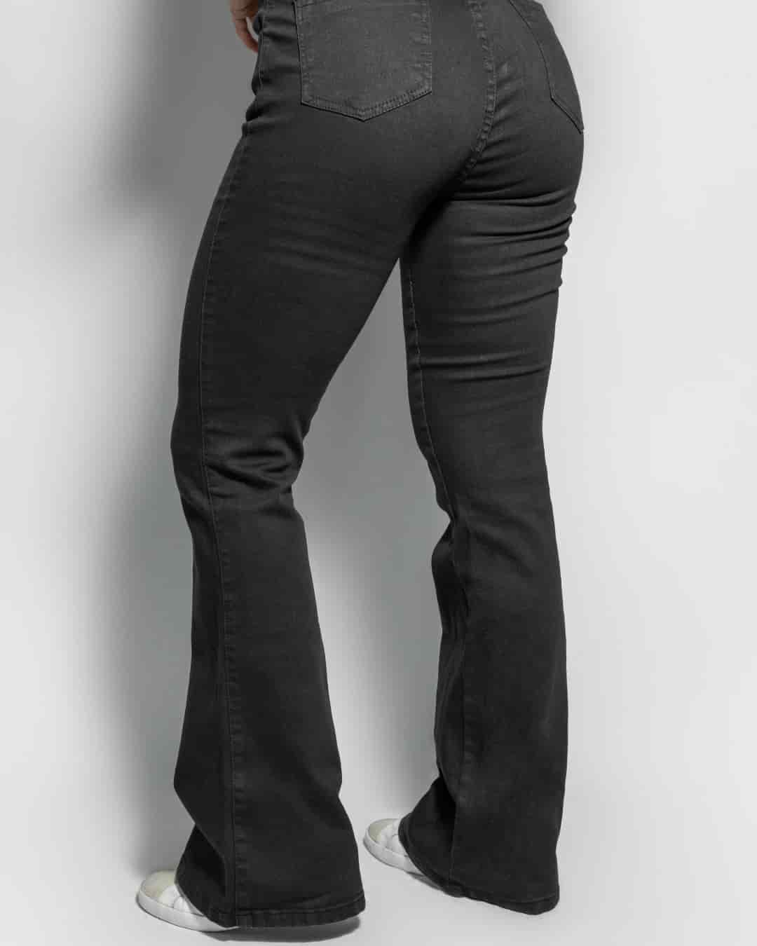 Jean Elastico Bota Campana Negro - miniatura 4