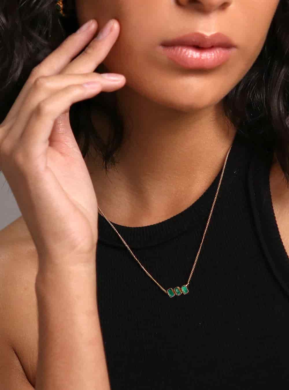 Collar Maya 3 Stone - miniatura 2