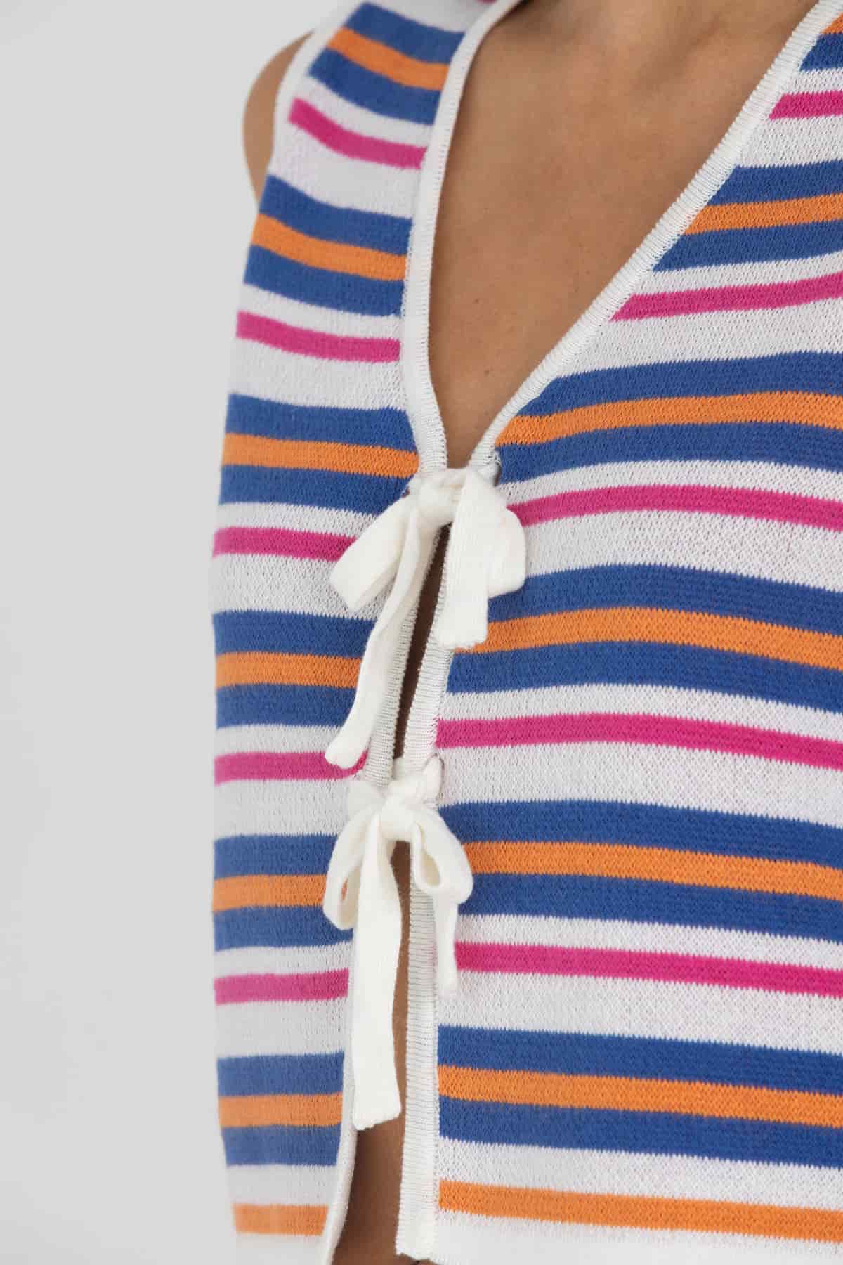 TROPICAL STRIPE TOP - miniatura 15