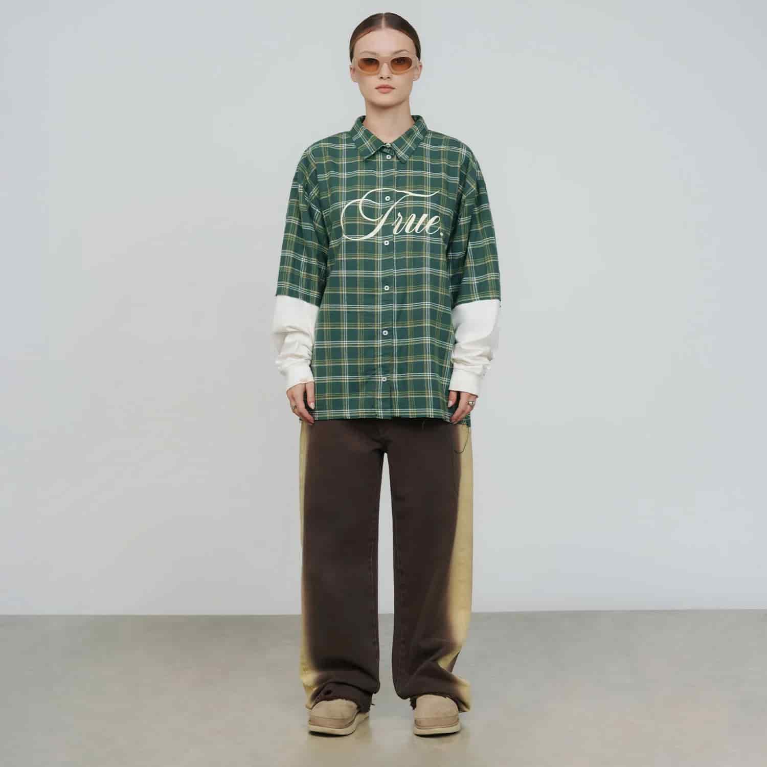 Sideburn Mid-Rise Pants - Brown - miniatura 10
