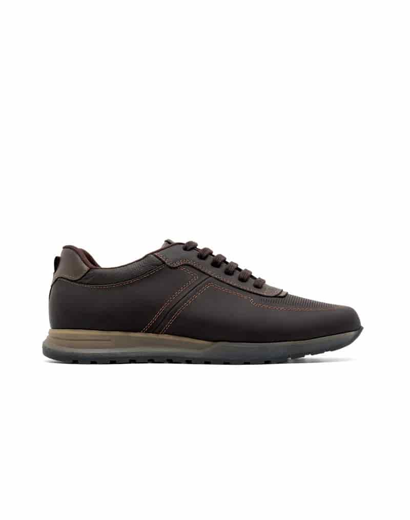 Zapato deportivo en cuero graso para hombre REF AMOT24 - miniatura 1