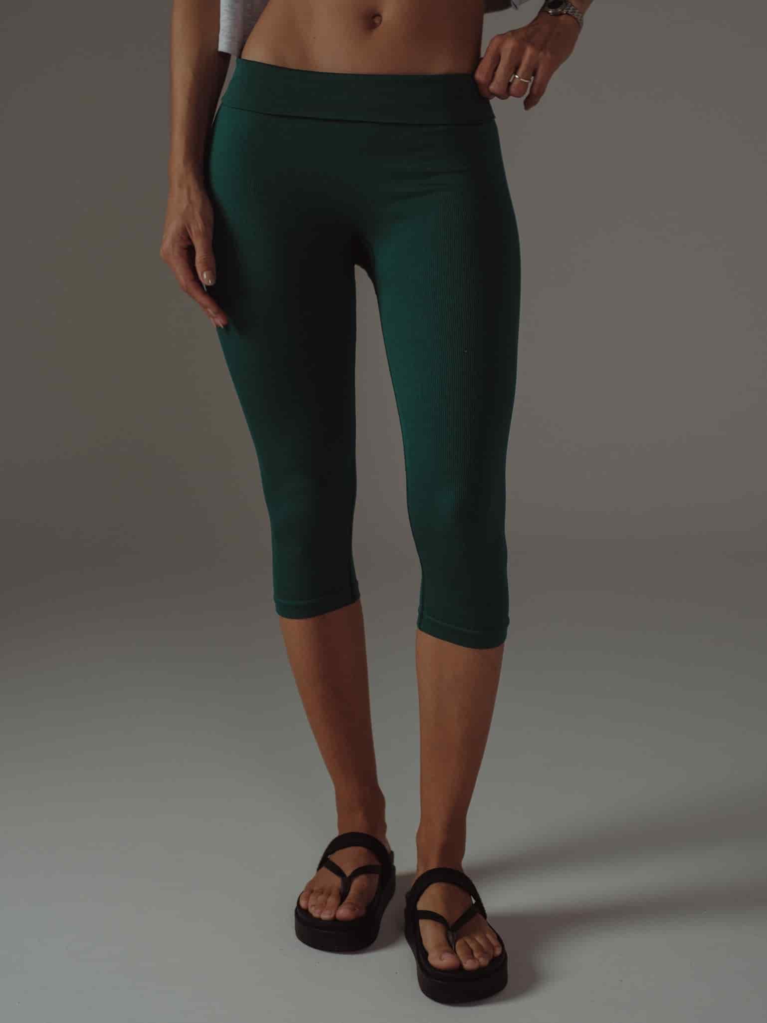BOLD SEAMLESS CAPRI - PINE GREEN - miniatura 1
