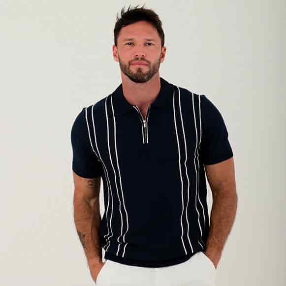 SUETER POLO MODA TEJIDO CON CORREDERA HO - miniatura 1