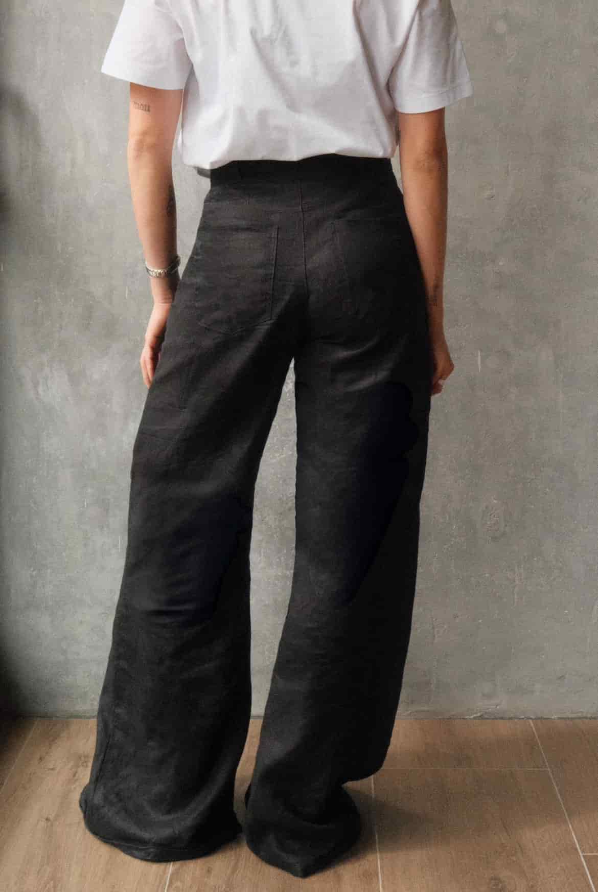 Pantalón Aire de lino | Negro - miniatura 6