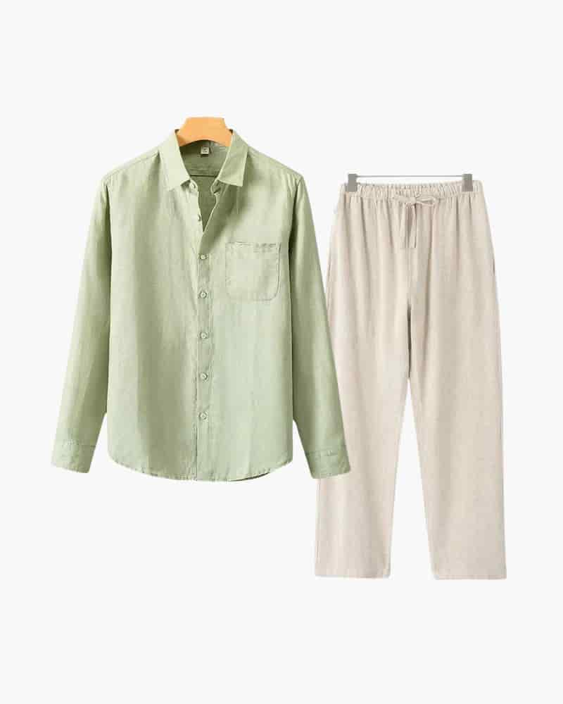 Old Money Linen Combo (Longsleeve) - miniatura 2