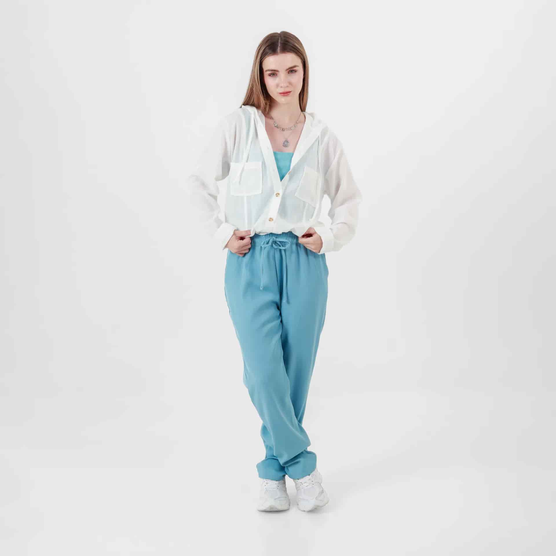 Chaqueta ligera manga larga con capucha y bolsillos - miniatura 3